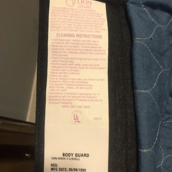 XXL Express firefighters jacket and pants. - Picture 5 of 5